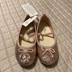 ☘️NEW BABY GAP GIRL GLITTER BALLET FLATS☘️